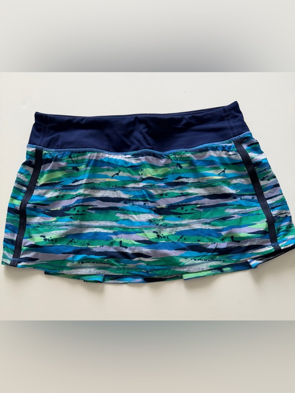 Lululemon  Pace Rival Skirt II (Regular)
Seven Wonders Multi / Hero Blue Size 10 - Picture 5 of 9